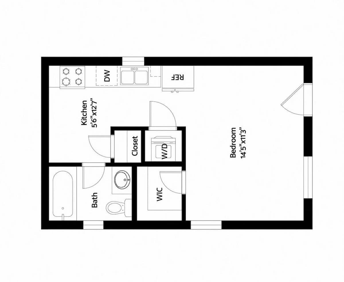 Studio Floor Plan