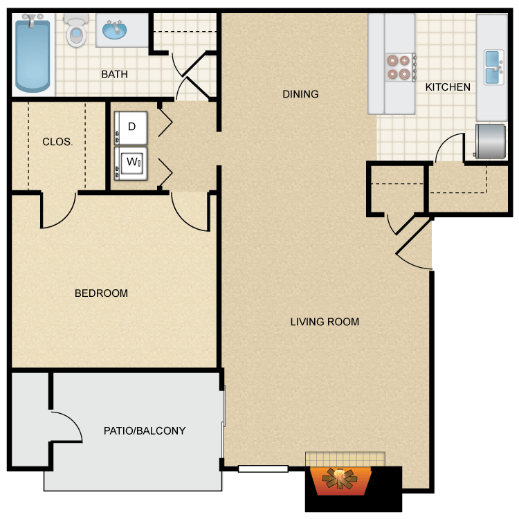 A2 Floor Plan